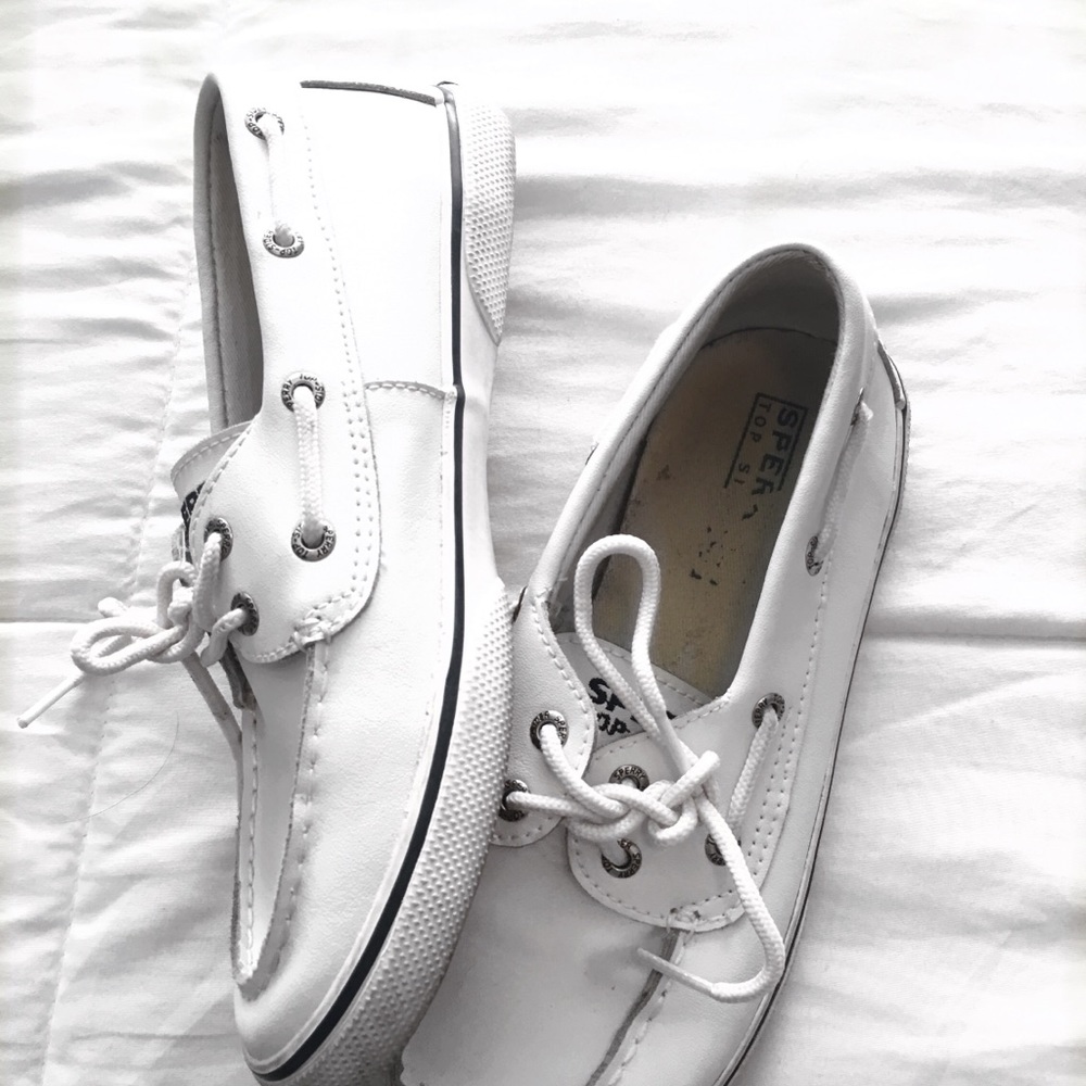 White Sperrys